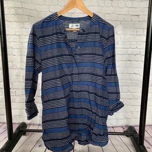 Linen Navy Blue Tunic